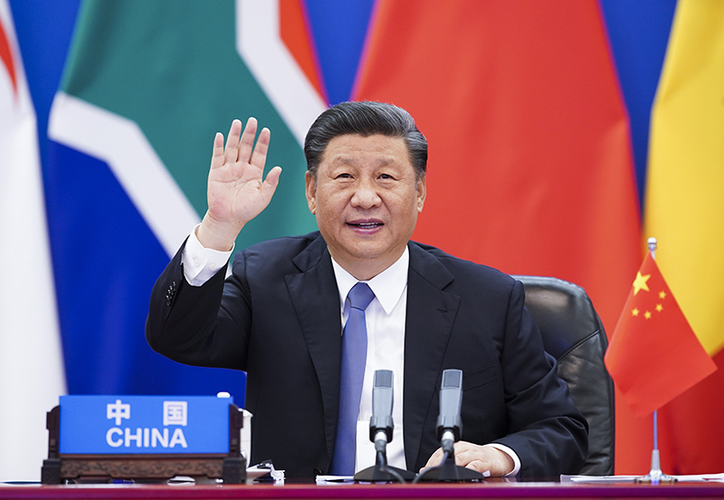 6月17日晚，国家主席习近平在北京主持中非团结抗疫特别峰会并发表题为《团结抗疫 共克时艰》的主旨讲话。本次峰会由中国和非洲联盟轮值主席国南非、中非合作论坛共同主席国塞内加尔共同发起，以视频方式举行。